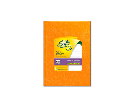 CUADERNO EXITO 19x24 E3 ARAÑA T/D. 100 H = NARANJA