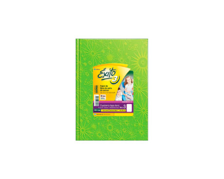 CUADERNO EXITO 19x24 E3 ARAÑA T/D. 100 H = VDE MANZ