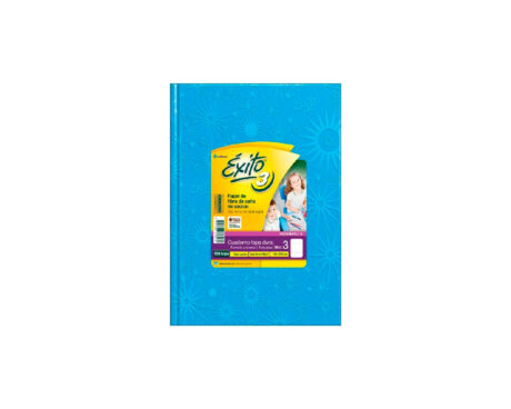 CUADERNO EXITO 19x24 E3 ARAÑA T/D. 100 H = CELESTE