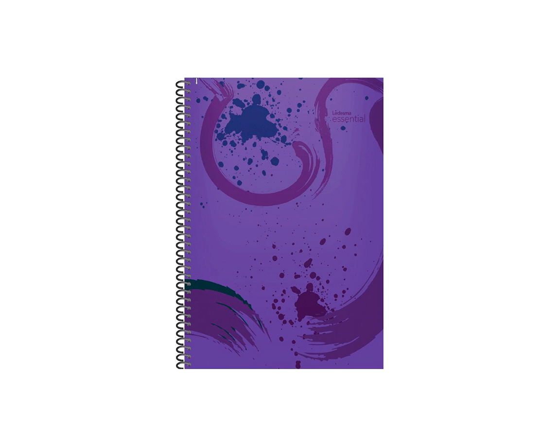 CUADERNO LEDESMA ESSENTIAL 29.7 ESPx84.# VIOLETA