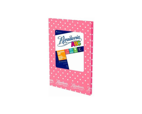 CUADERNO RIVADAVIA ABC 19x23.5 LUNAR 48 H = ROSA