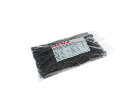 ENCUADERNAC RENZ ESPIRAL 12MM x50 U. ( 70 H).NEGRO