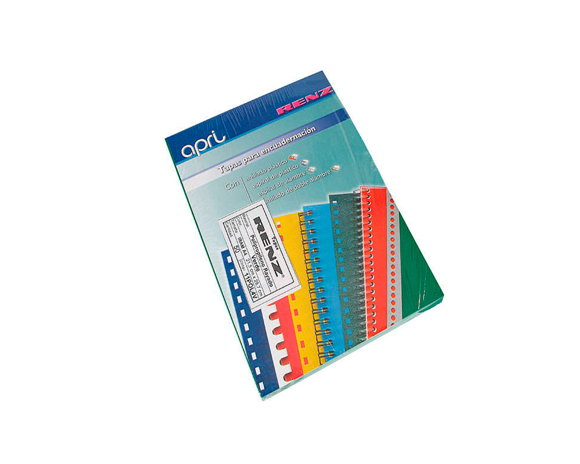 ENCUADERNAC TAPA OF RENZ AZUL