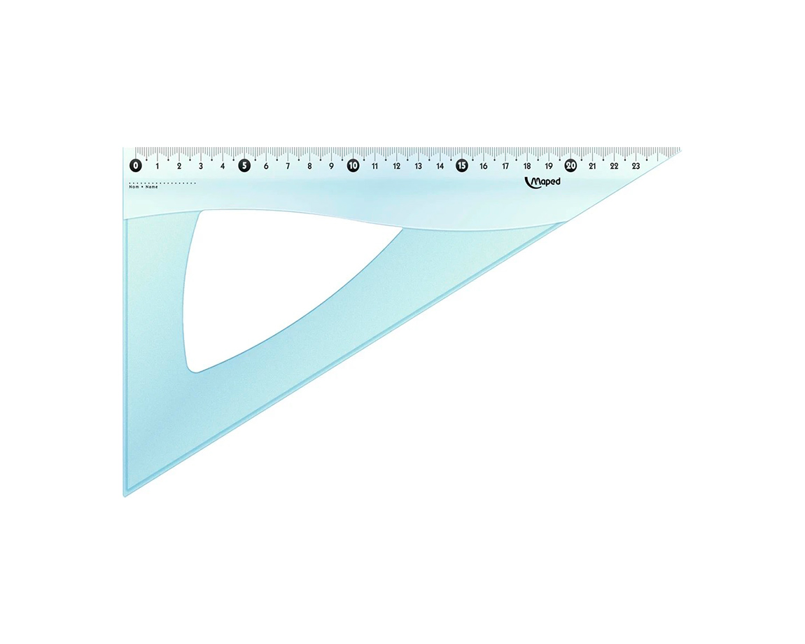 ESCUADRA MAPED CRISTAL 25x60 (146124)