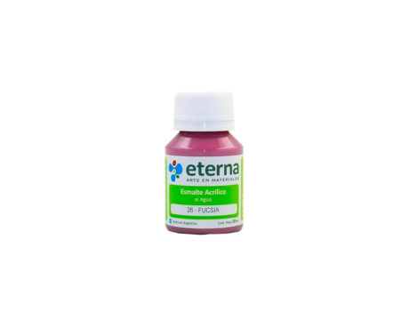 ESMALTE ETERNA AL AGUA x 50 ML   26 FUCSIA