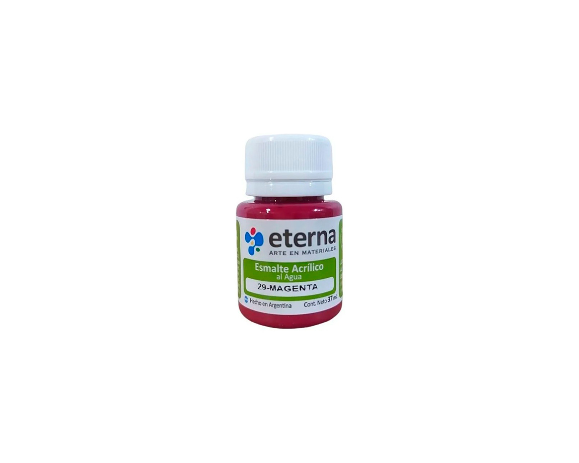 ESMALTE ETERNA AL AGUA x 50 ML   29 MAGENTA
