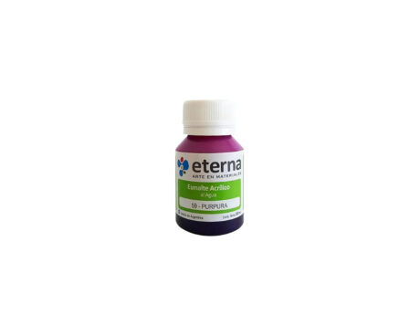 ESMALTE ETERNA AL AGUA x 50 ML   59 PURPURA