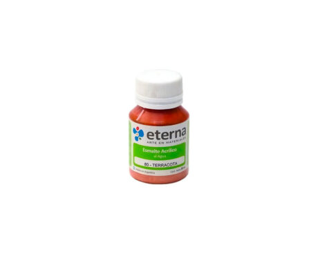 ESMALTE ETERNA AL AGUA x 50 ML   80 TERRACOTA