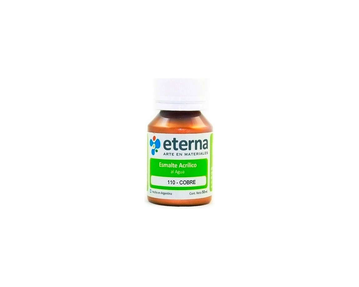 ESMALTE ETERNA AL AGUA x 50 ML 110 COBRE