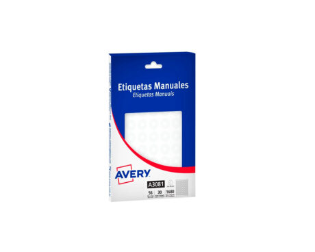 OJALILLOS AVERY A3081 BLANCOS PAPEL