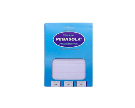 ETIQUETAS PEGASOLA COMERCIAL 3032 22 X 88MM