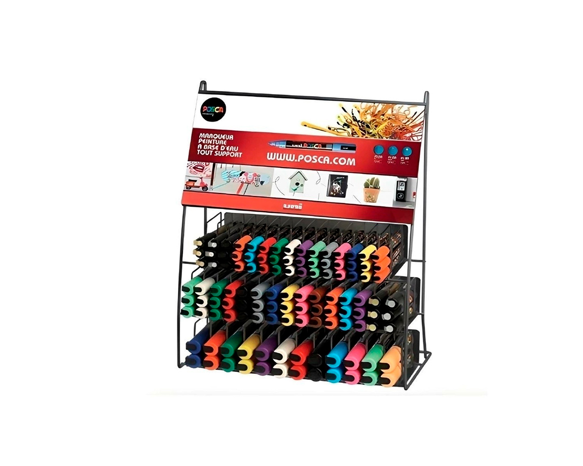 EXHIBIDOR MARCADOR UNI POSCA PC x 141 UNID.