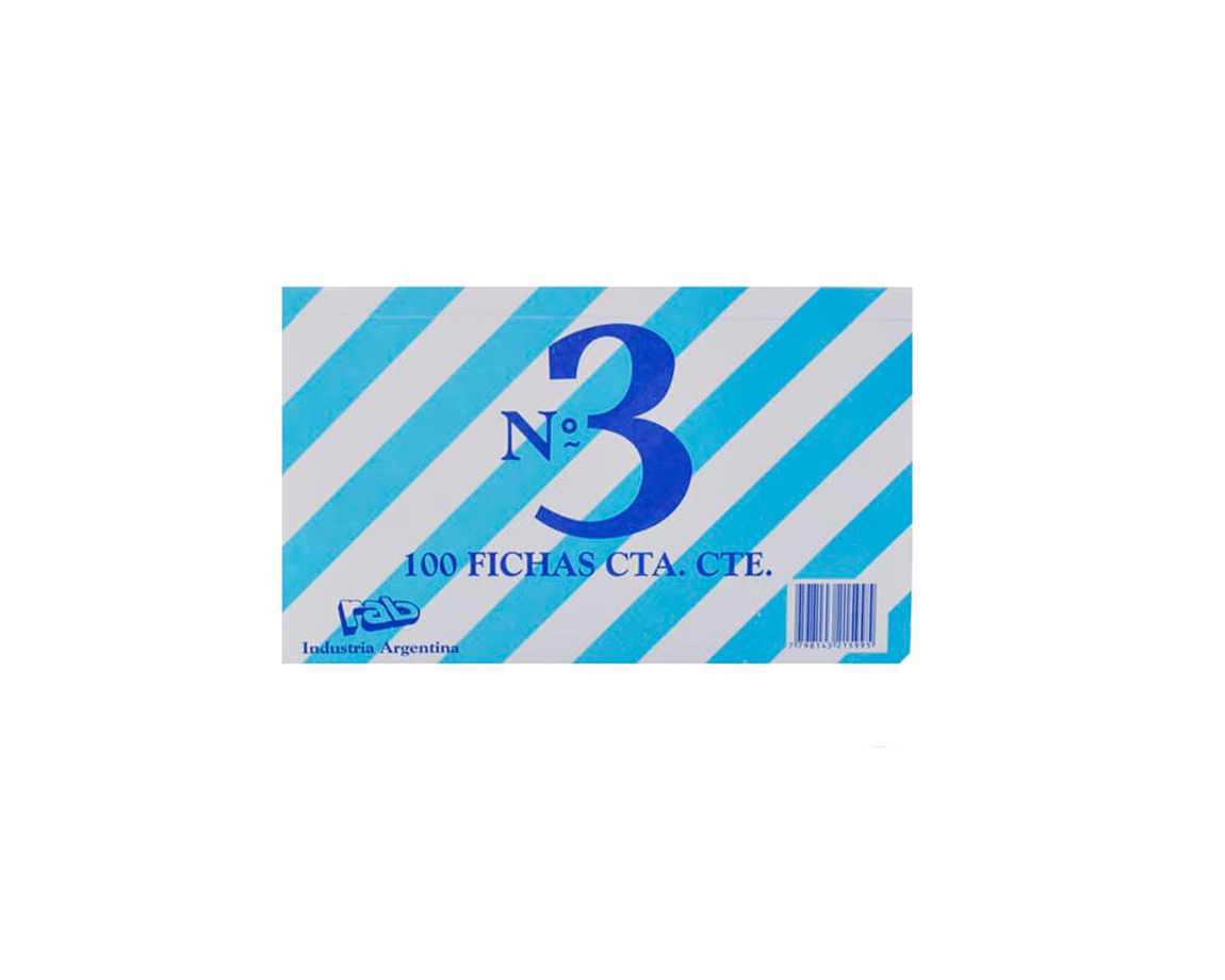 FICHAS RAB CTA.CTE. TACO Nro 3 (2211)