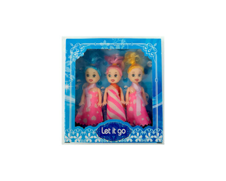 JUGUETE MUÑECA MINI x 3 U. 50511 FUN TOYS