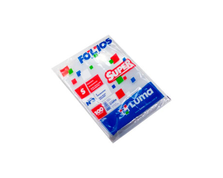FOLIOS LUMA PESADO ESCOLAR x100 U.