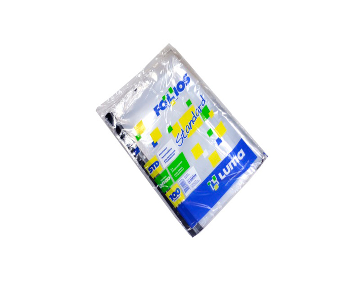 FOLIOS LUMA STANDARD OFICIO x100 U.