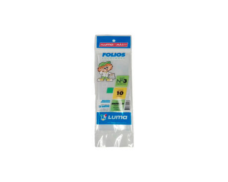 FOLIOS LUMA PPP ESCOLAR x 10 U.