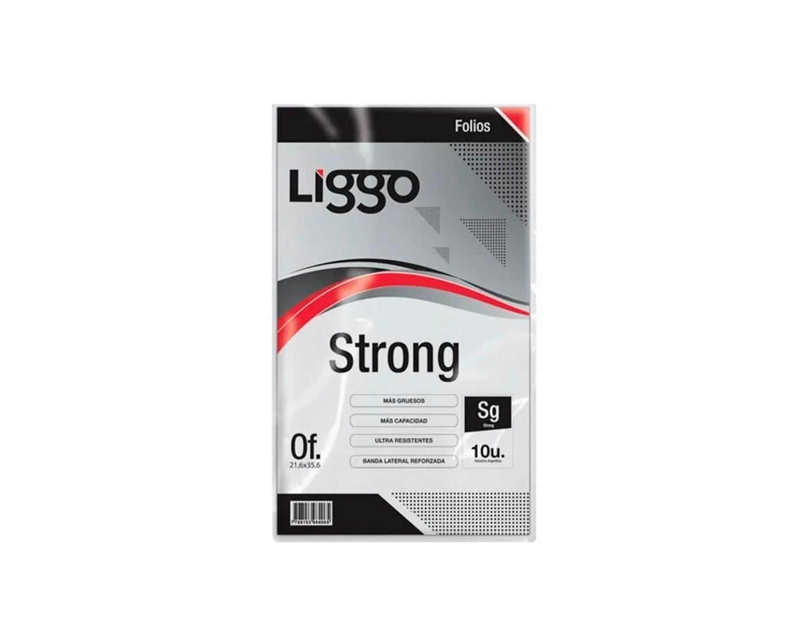 FOLIOS LIGGO STRONG 100 MIC OFICIO x10 U.