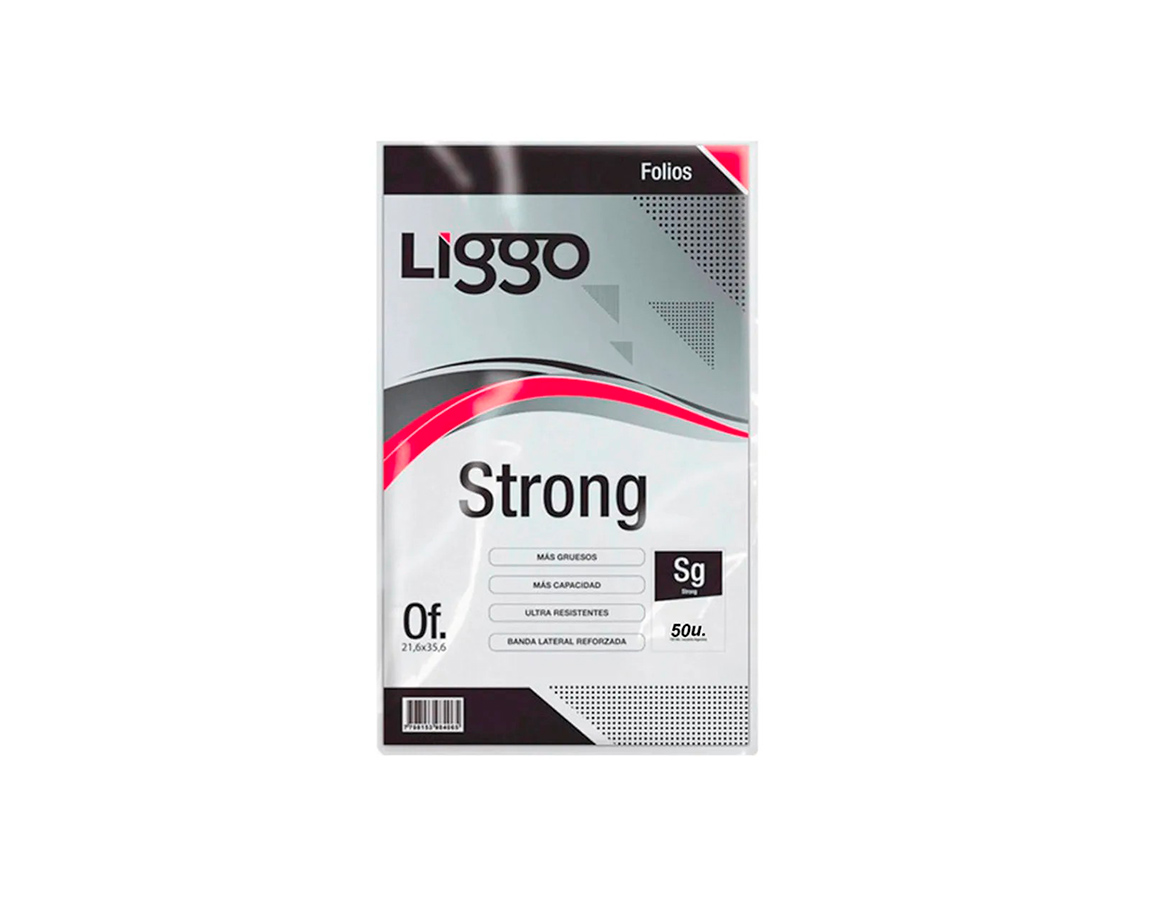 FOLIOS LIGGO STRONG 100 MIC OFICIO x50 U.