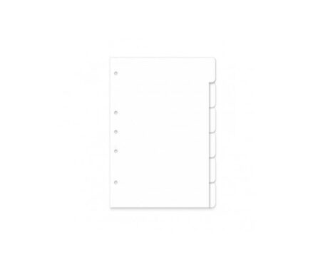 FOLIOS SEPAR PESADO A4  x 10 U LAT COLOR BLANCO