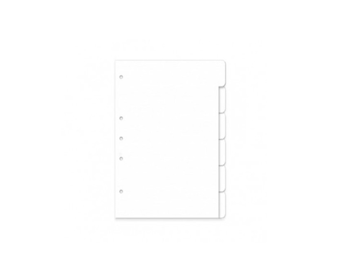 FOLIOS SEPAR PESADO A4  x 10 U LAT COLOR BLANCO