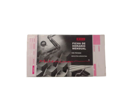 FORMULARIO M 014 FICHA RELOJ CRONOS MENSU.MILENIUM