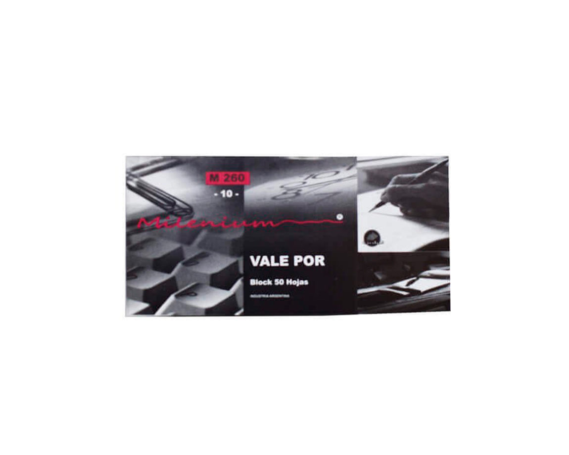 FORMULARIO M 260 (10) VALE POR MILENIUM
