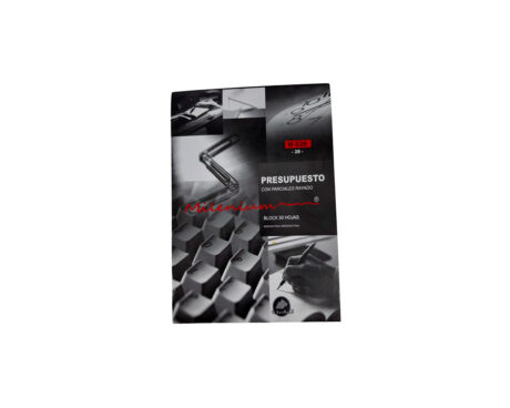FORMULARIO M 626 PRESUPUESTO 1/2 OF MILENIUM