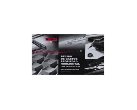 FORMULARIO M 266 (50) RECIBO PROP./HORIZ . MILENIUM