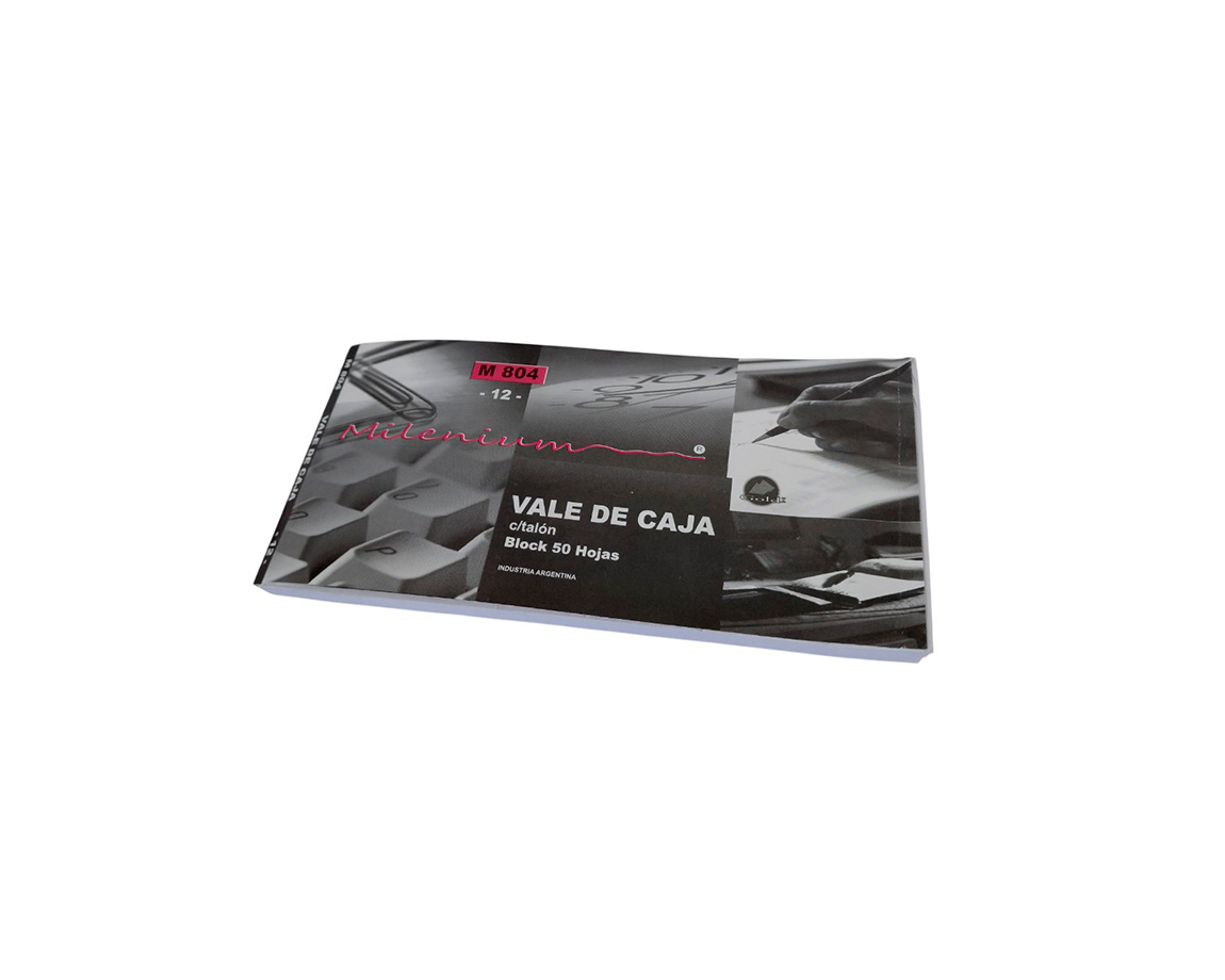 FORMULARIO M 804 (12) VALE CAJA C/TALON MILENIUM