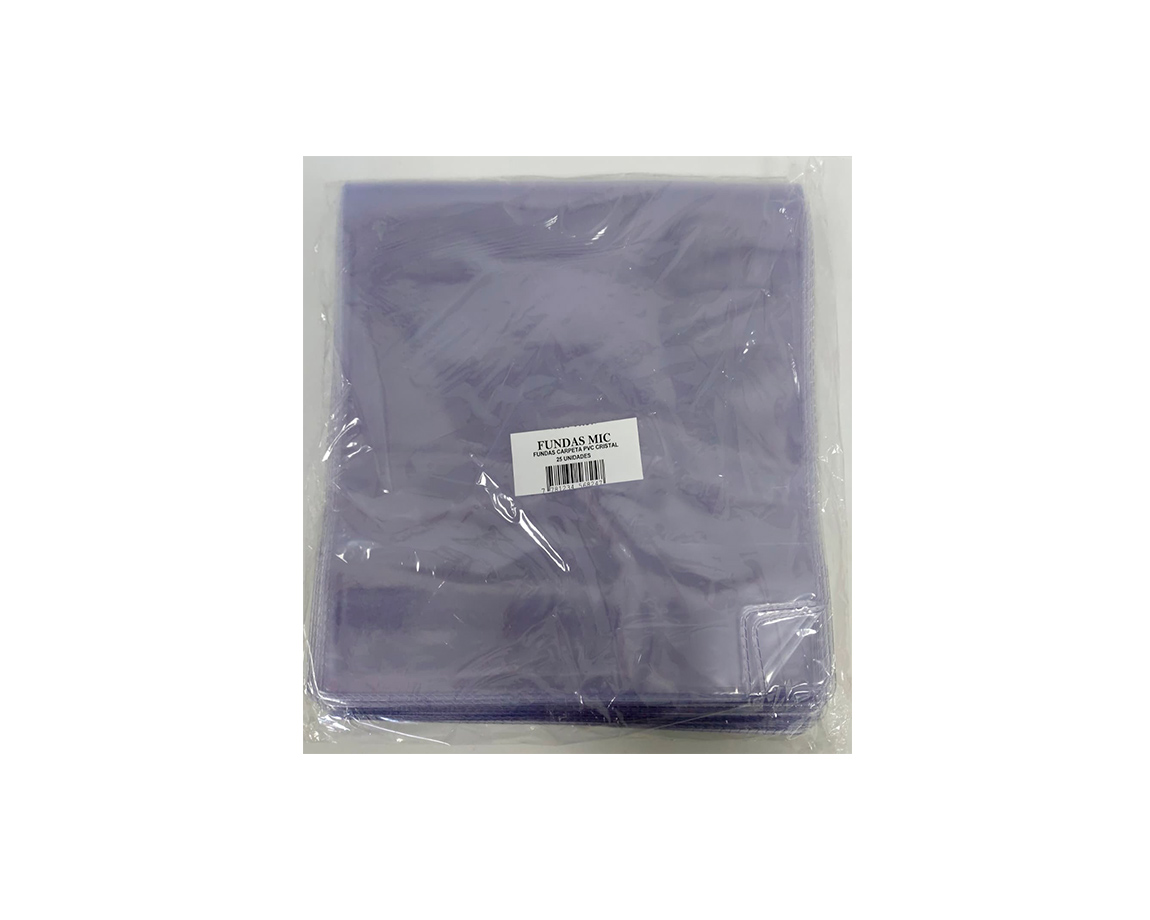 FUNDAS MIC AJUSTABLE P/CARPETA Nro 5 x25 UNID.