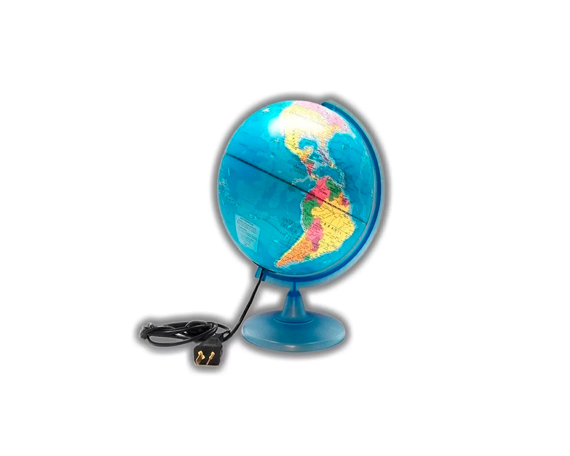 GLOBOS TERRAQUEOS 257LW 25 CM C/LUZ GLOTER