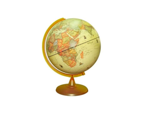 GLOBOS TERRAQUEOS 259AW 25 CM SEPIA BASE MADERA