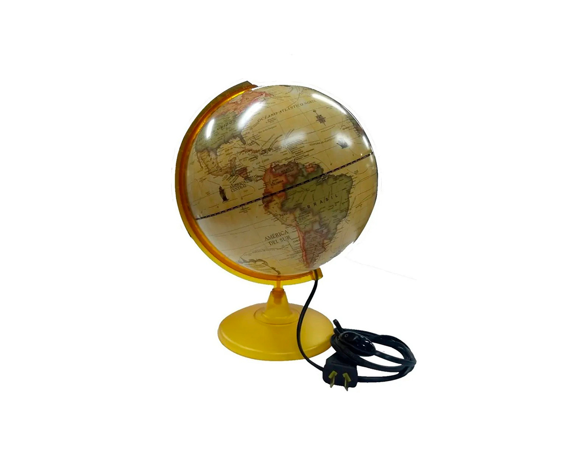 GLOBOS TERRAQUEOS 257ALW 25 CM C/LUZ SEPIA GLOTER