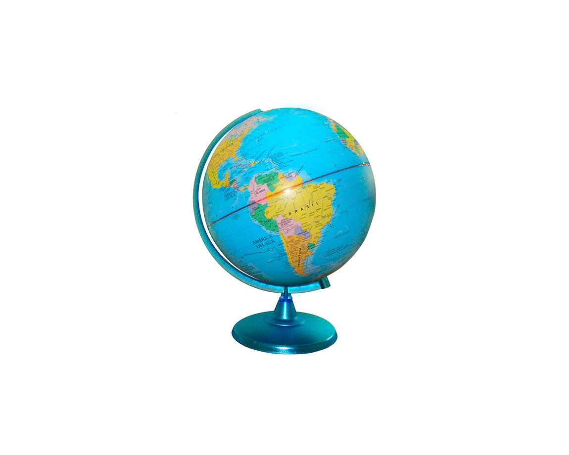 GLOBOS TERRAQUEOS 257AW 25 CM BASE PLASTICA GLOTER