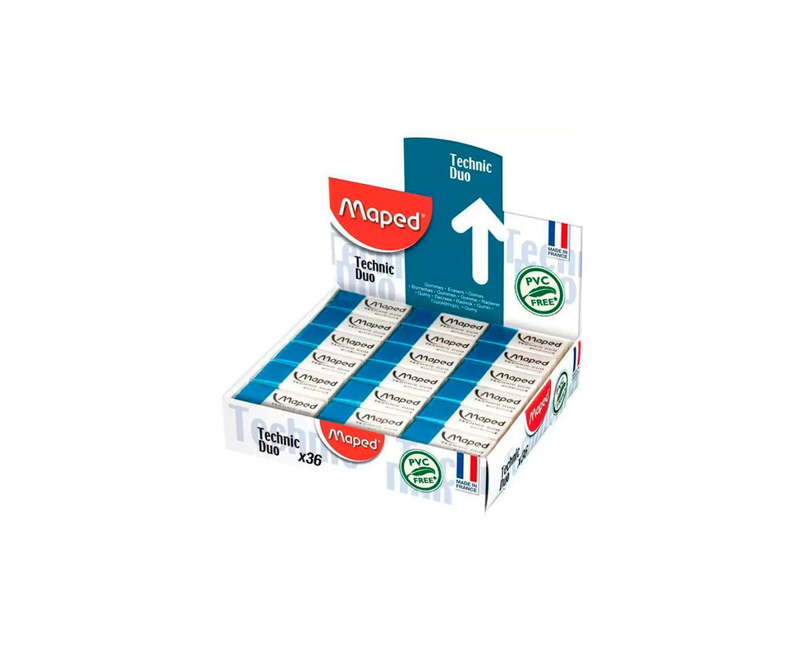 GOMAS MAPED TECHNIC DUO  x36 UNID.   (511710)