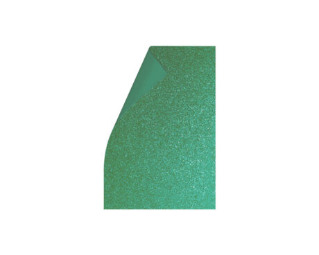 GOMA EVA SUPER GLITTER A4 x 5 U. AUTOADH. VERDE CLARO