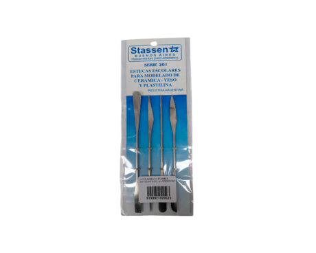 HERRAMIENTA STASSEN ESTECAS S-201 x4 ACERO ESC