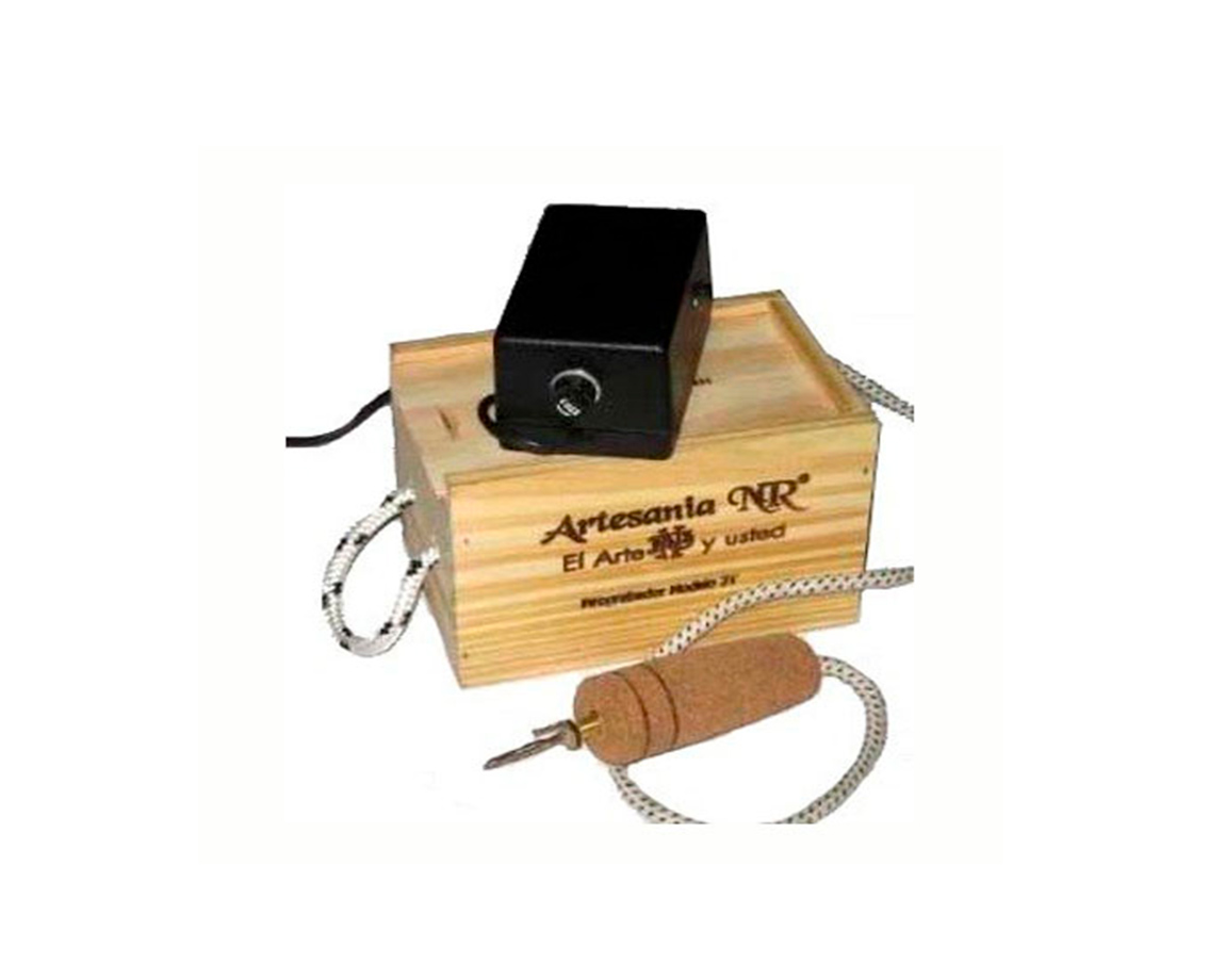 PIROGRABADOR NR MODELO 2T 220 VOLT. CAJA MADERA