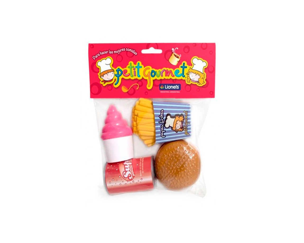 JUGUETE LIONELS N111 COMBO HAMBURGUESA