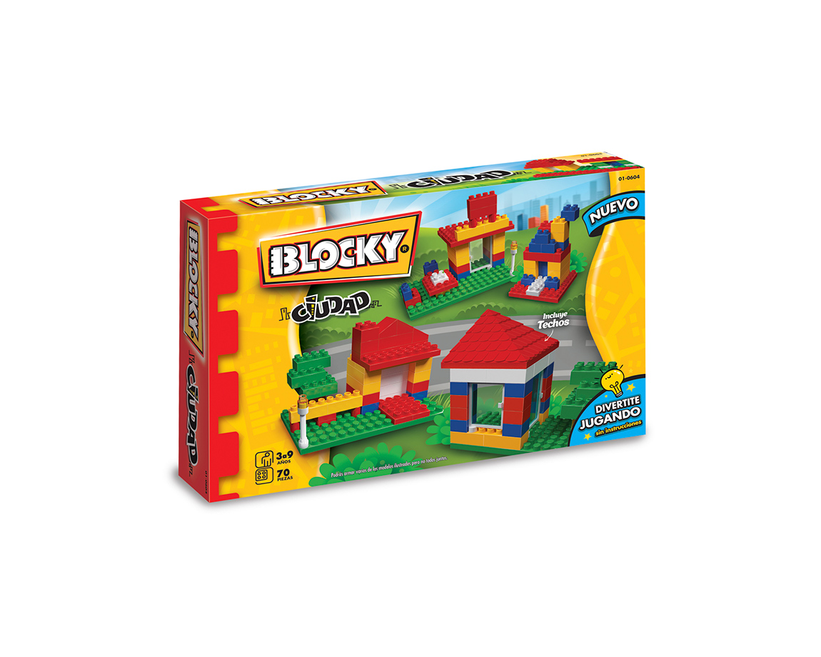 JUGUETE RASTI 01-0604 BLOCKY CONTRUCCION 1 70 PIEZAS