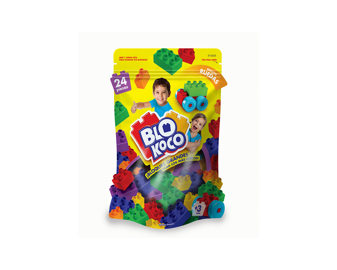 JUGUETE RASTI 01-0250 BLOKOCO 24 PIEZAS