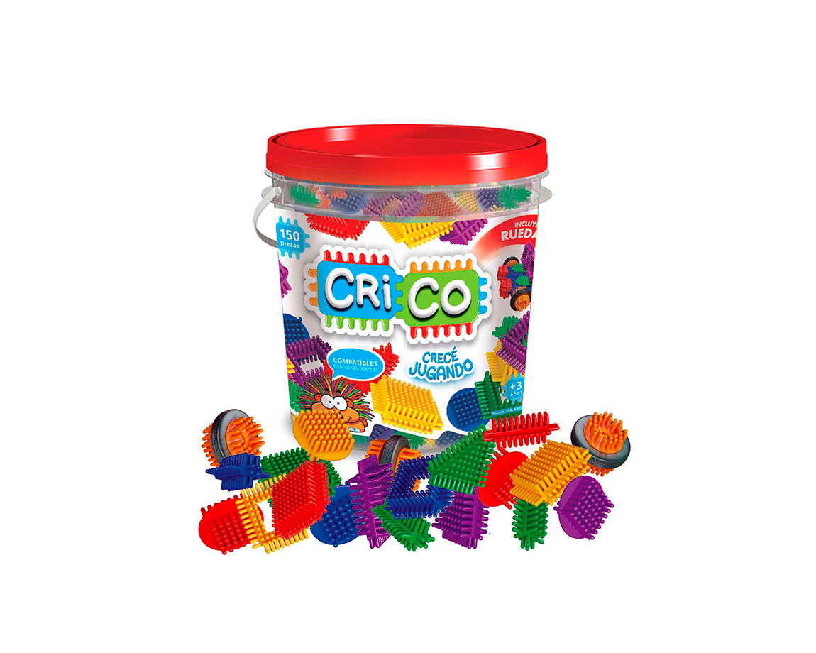 JUGUETE RASTI 01-3053 CRICO BALDE 150 PIEZAS