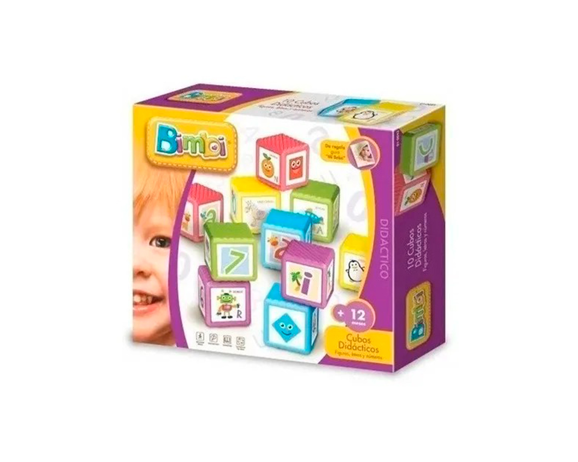 JUGUETE RASTI 01-0042 BIMBI CUBOS DIDACTICOS