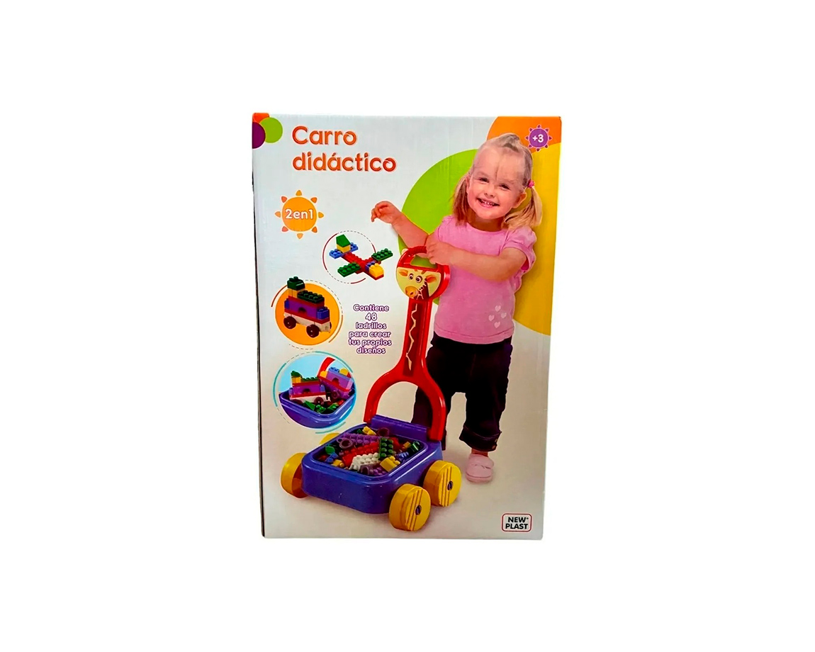 JUGUETE NEW PLAST 20143 CARRITO DIDACTICO