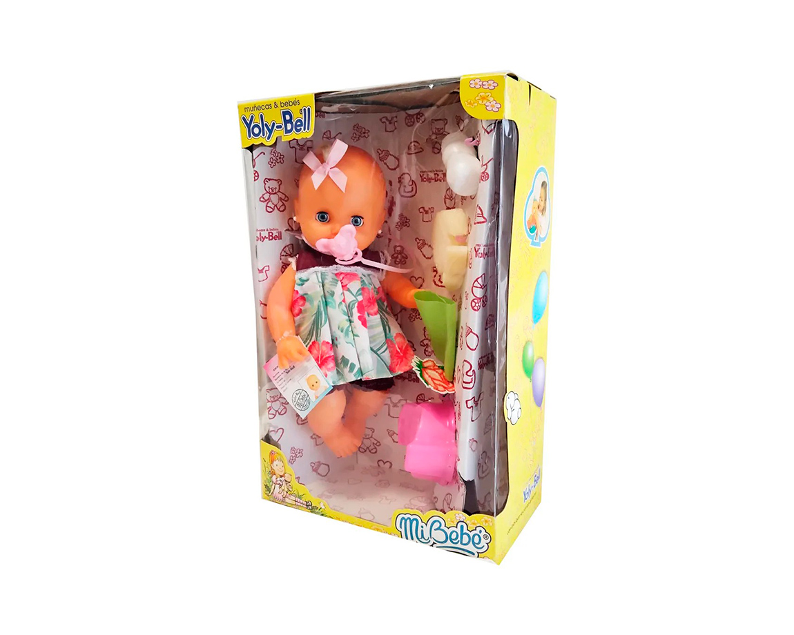 JUGUETE YOLY-BELL 1324 MI BEBE C/PELELA