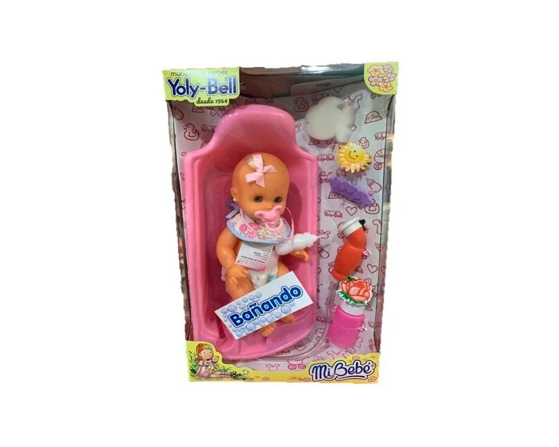 JUGUETE YOLY-BELL   166 MI BEBE C/BAÑERA