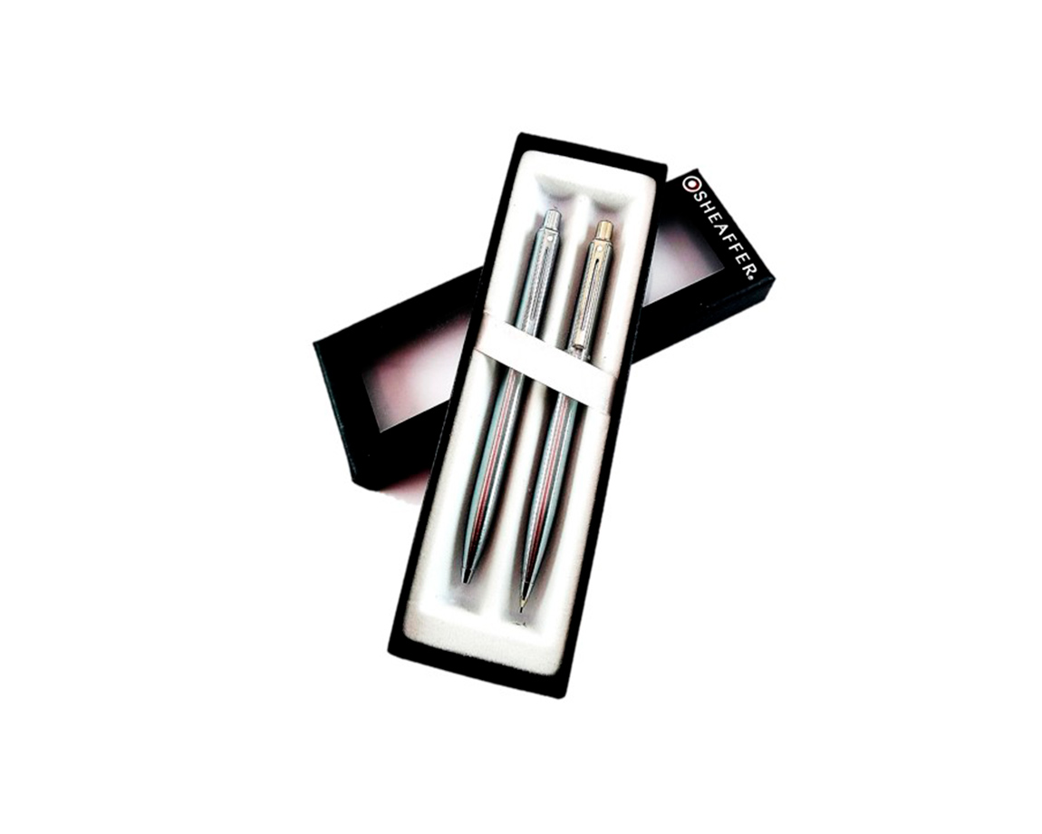 JUEGO SHEAFFER 323-9 SENTINEL BOL+PORT CROMO