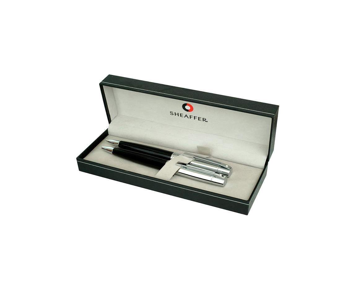 JUEGO SHEAFFER 9312-9 GIFT BOL+PORT NEGRO