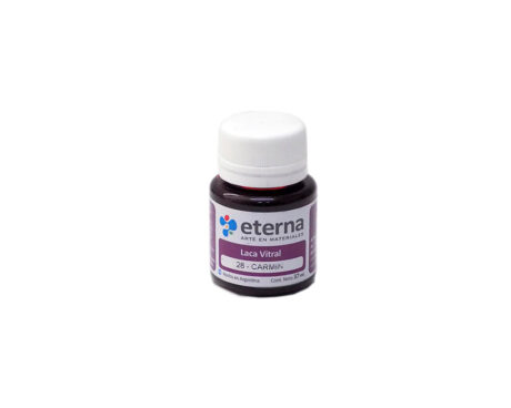 LACA ETERNA VITRAL x 30 ML  28 CARMIN